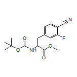 Methyl 2-(Boc-amino)-3-(4-cyano-3-fluorophenyl)propanoate