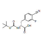 (R)-2-(Boc-amino)-3-(4-cyano-3-fluorophenyl)propanoic Acid