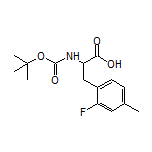 2-(Boc-amino)-3-(2-fluoro-4-methylphenyl)propanoic Acid