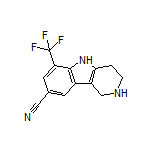 6-(Trifluoromethyl)-2,3,4,5-tetrahydro-1H-pyrido[4,3-b]indole-8-carbonitrile