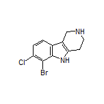 6-Bromo-7-chloro-2,3,4,5-tetrahydro-1H-pyrido[4,3-b]indole