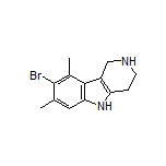 8-Bromo-7,9-dimethyl-2,3,4,5-tetrahydro-1H-pyrido[4,3-b]indole