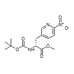Methyl (R)-2-(Boc-amino)-3-(6-nitropyridin-3-yl)propanoate