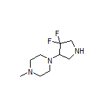 1-(4,4-Difluoropyrrolidin-3-yl)-4-methylpiperazine