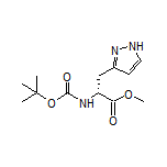 Methyl (R)-2-(Boc-amino)-3-(3-pyrazolyl)propanoate