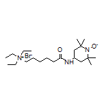 Triethyl[5-(2,2,6,6-tetramethylpiperidine-1-oxyl-4-yl-carbamoyl)pentyl]ammonium Bromide