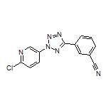 3-[2-(6-Chloropyridin-3-yl)-2H-tetrazol-5-yl]benzonitrile