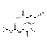 Methyl 2-(Boc-amino)-3-(4-cyano-2-nitrophenyl)propanoate