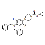 N,N-Dibenzyl-4-(4-Boc-piperazin-1-yl)-2,5-difluoroaniline