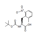 (S)-2-(Boc-amino)-3-(2-methyl-6-nitrophenyl)propanoic Acid