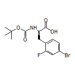 (R)-2-(Boc-amino)-3-(4-bromo-2-fluorophenyl)propanoic Acid