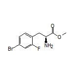 Methyl (S)-2-Amino-3-(4-bromo-2-fluorophenyl)propanoate