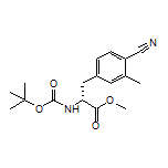 Methyl (R)-2-(Boc-amino)-3-(4-cyano-3-methylphenyl)propanoate