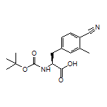 (S)-2-(Boc-amino)-3-(4-cyano-3-methylphenyl)propanoic Acid