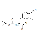 2-(Boc-amino)-3-(4-cyano-3-methylphenyl)propanoic Acid
