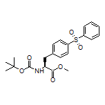 Methyl (S)-2-(Boc-amino)-3-[4-(phenylsulfonyl)phenyl]propanoate