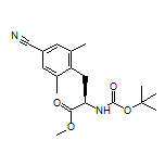 Methyl (R)-2-(Boc-amino)-3-(4-cyano-2,6-dimethylphenyl)propanoate