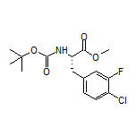 Methyl (S)-2-(Boc-amino)-3-(4-chloro-3-fluorophenyl)propanoate