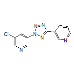 3-Chloro-5-[5-(pyridin-3-yl)-2H-tetrazol-2-yl]pyridine
