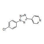 4-[2-(4-Chlorophenyl)-2H-tetrazol-5-yl]pyridine