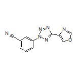 3-[5-(Oxazol-4-yl)-2H-tetrazol-2-yl]benzonitrile