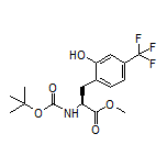 Methyl (S)-2-(Boc-amino)-3-[2-hydroxy-4-(trifluoromethyl)phenyl]propanoate