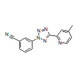 3-[5-(4-Methylpyridin-2-yl)-2H-tetrazol-2-yl]benzonitrile