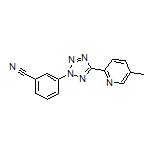 3-[5-(5-Methylpyridin-2-yl)-2H-tetrazol-2-yl]benzonitrile