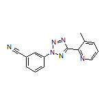 3-[5-(3-Methylpyridin-2-yl)-2H-tetrazol-2-yl]benzonitrile