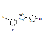 3-[5-(5-Chloropyridin-2-yl)-2H-tetrazol-2-yl]-5-fluorobenzonitrile
