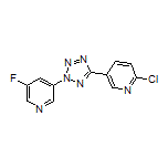 2-Chloro-5-[2-(5-fluoropyridin-3-yl)-2H-tetrazol-5-yl]pyridine