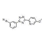 3-[5-(5-Methoxypyridin-2-yl)-2H-tetrazol-2-yl]benzonitrile