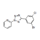 2-[5-(3-Bromo-5-chlorophenyl)-2H-tetrazol-2-yl]pyridine