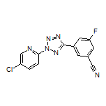 3-[2-(5-Chloropyridin-2-yl)-2H-tetrazol-5-yl]-5-fluorobenzonitrile