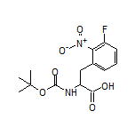 2-(Boc-amino)-3-(3-fluoro-2-nitrophenyl)propanoic Acid