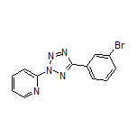2-[5-(3-Bromophenyl)-2H-tetrazol-2-yl]pyridine