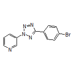 3-[5-(4-Bromophenyl)-2H-tetrazol-2-yl]pyridine