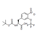 (S)-2-(Boc-amino)-3-[4-nitro-3-(trifluoromethoxy)phenyl]propanoic Acid
