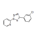 2-[5-(3-Chlorophenyl)-2H-tetrazol-2-yl]pyridine