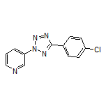 3-[5-(4-Chlorophenyl)-2H-tetrazol-2-yl]pyridine