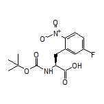 (S)-2-(Boc-amino)-3-(5-fluoro-2-nitrophenyl)propanoic Acid
