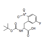 2-(Boc-amino)-3-(5-fluoro-2-nitrophenyl)propanoic Acid