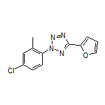 2-(4-Chloro-2-methylphenyl)-5-(furan-2-yl)-2H-tetrazole