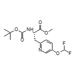 Methyl (S)-2-(Boc-amino)-3-[5-(difluoromethoxy)-2-pyridyl]propanoate