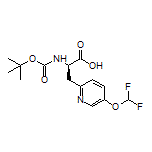 (R)-2-(Boc-amino)-3-[5-(difluoromethoxy)-2-pyridyl]propanoic Acid