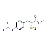 Methyl (R)-2-Amino-3-[5-(difluoromethoxy)-2-pyridyl]propanoate