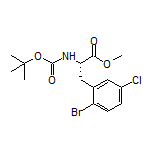 Methyl (S)-2-(Boc-amino)-3-(2-bromo-5-chlorophenyl)propanoate