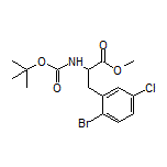 Methyl 2-(Boc-amino)-3-(2-bromo-5-chlorophenyl)propanoate