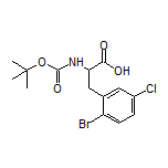 2-(Boc-amino)-3-(2-bromo-5-chlorophenyl)propanoic Acid