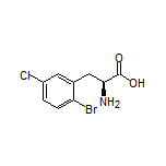 (S)-2-Amino-3-(2-bromo-5-chlorophenyl)propanoic Acid